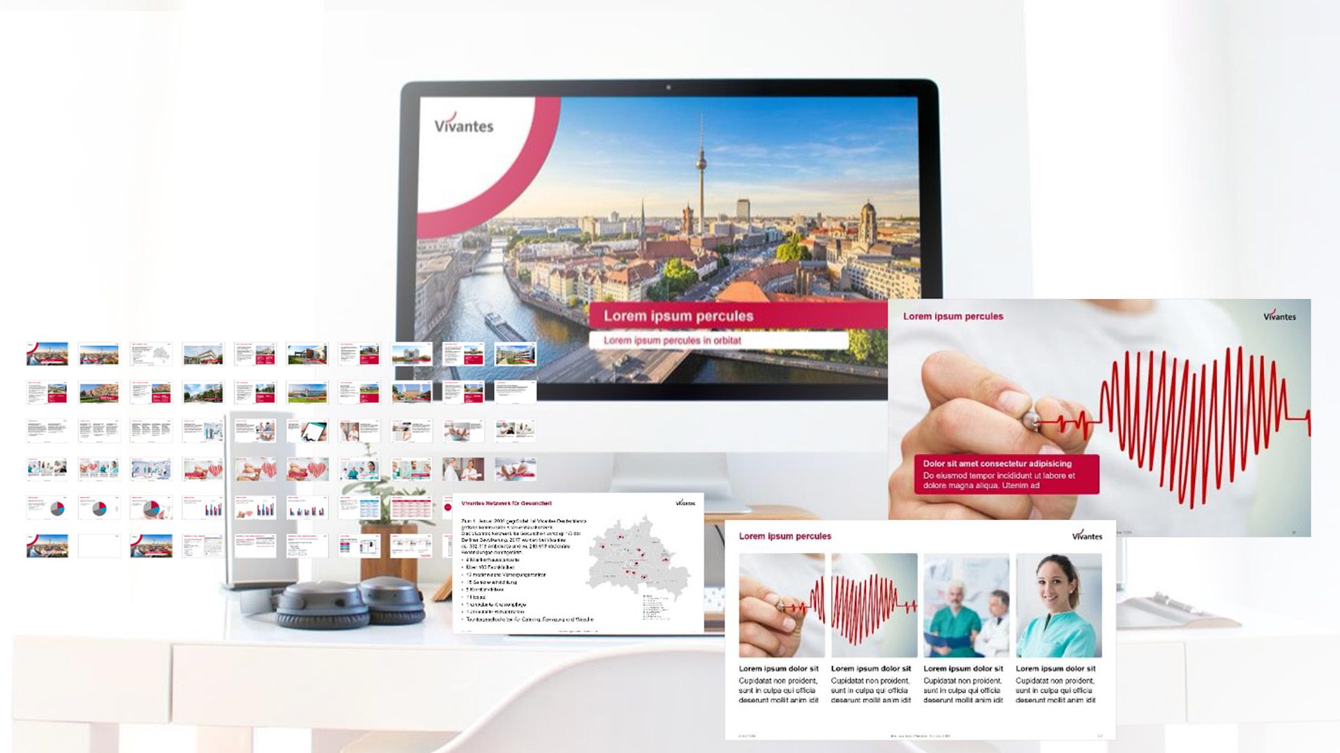 Erstellung der Unternehmenspräsentation in Powerpoint