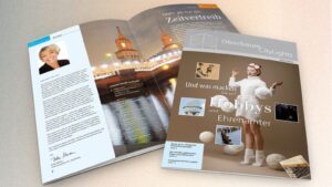 Location magazine to attract and retain tenants