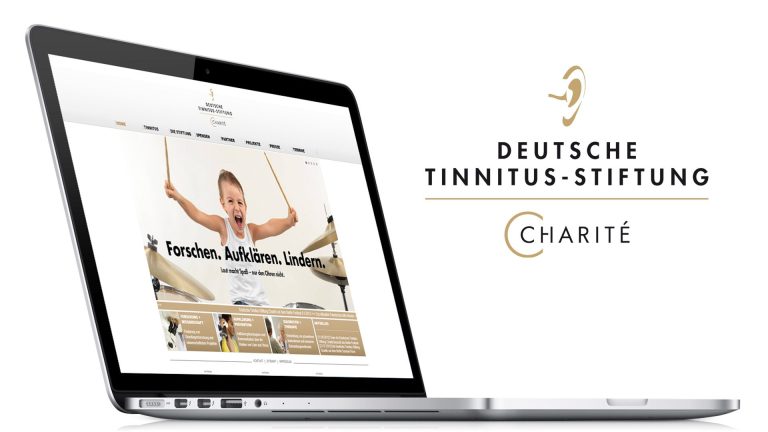 die erste Website der Stiftung